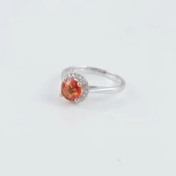 Bague Spessartite Diamants