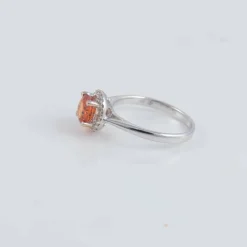 Bague Spessartite Diamants