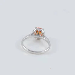 Bague Spessartite Diamants