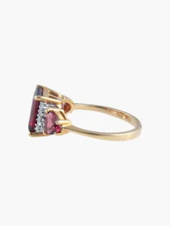 Bague Spinelle rouge Diamants