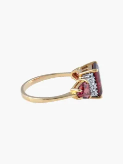 Bague Spinelle rouge Diamants