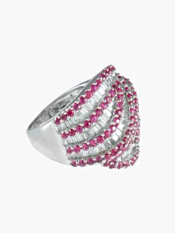 Bague Spinelles et Diamants
