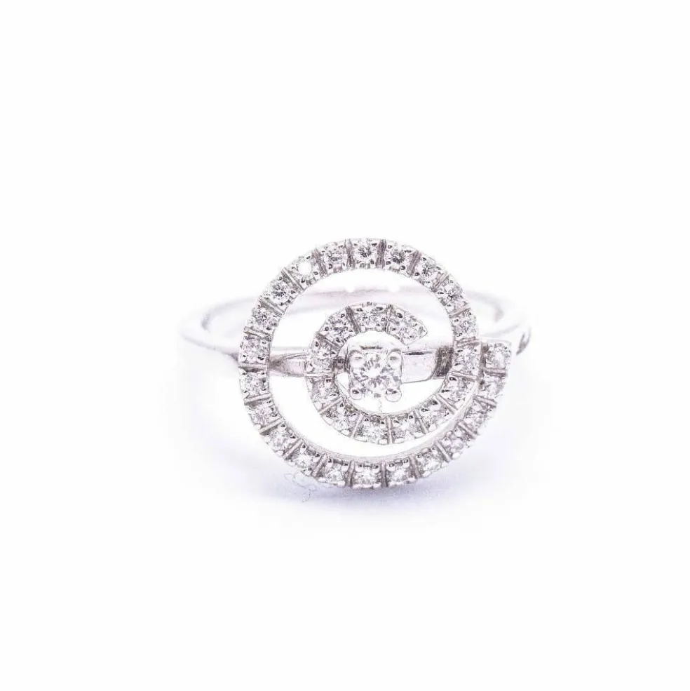 Bague spirale Or blanc Diamant