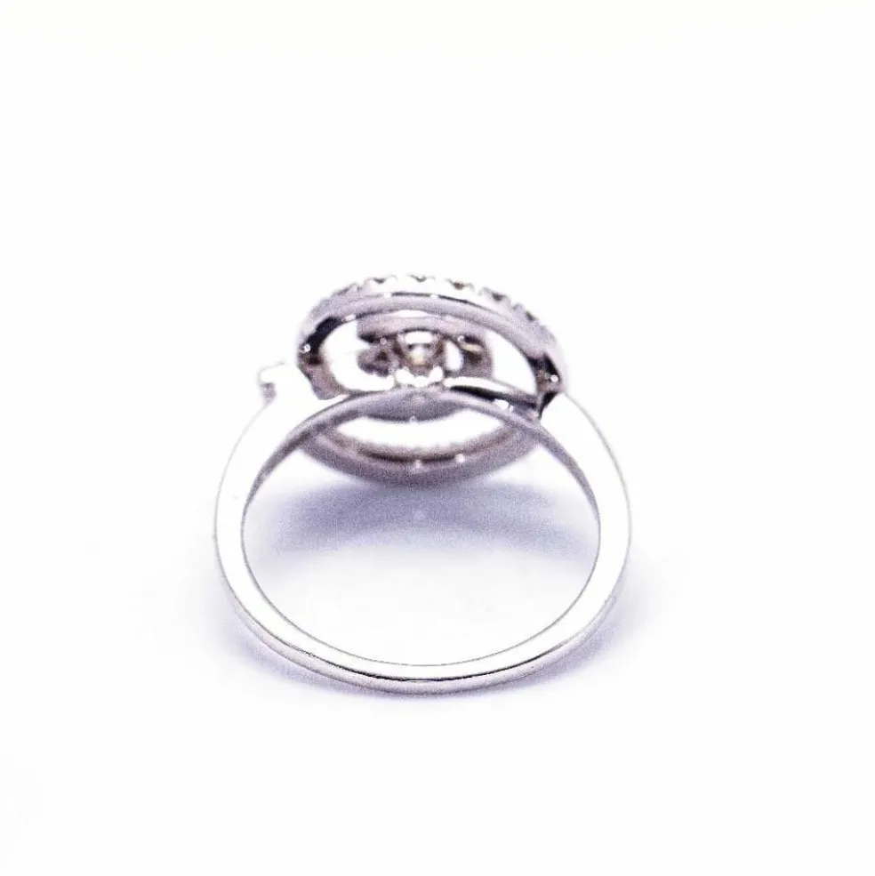 Bague spirale Or blanc Diamant