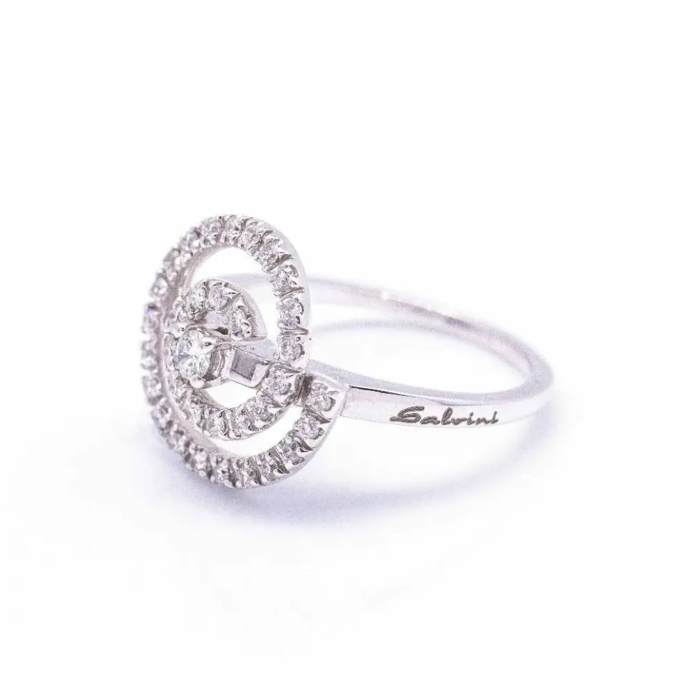 Bague spirale Or blanc Diamant