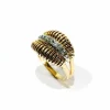 Bague Spirales or et Diamants