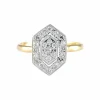 Bague style Art Déco Diamants