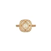 Bague style Art Déco diamant coussin 0,50 carat