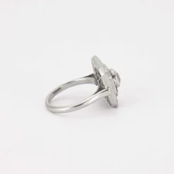 Bague style Art Déco Diamants et Rubis