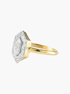 Bague style Art Déco Diamants