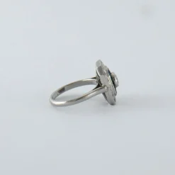 Bague style Art Déco Saphirs Diamants