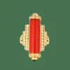BAGUE STYLE ART DECO CORAIL DIAMANTS