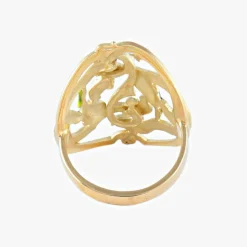Bague style Art Nouveau Iris