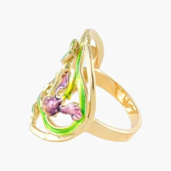 Bague style Art Nouveau Iris