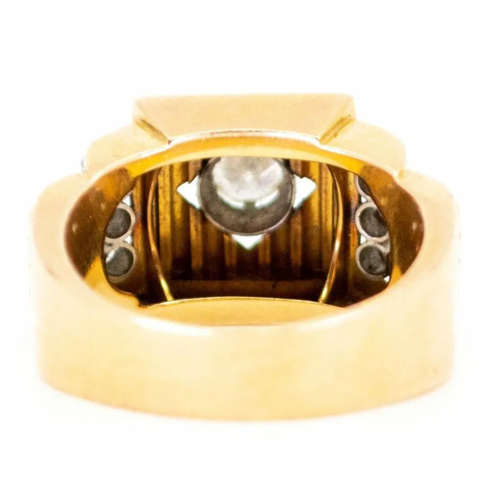 Bague Style Tank Diamants