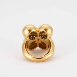 Bague Style Trèfle Diamants