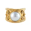 BAGUE « SULTAN » OR & NACRE