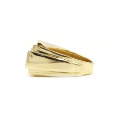 Bague TANK - Or, Platine & diamants