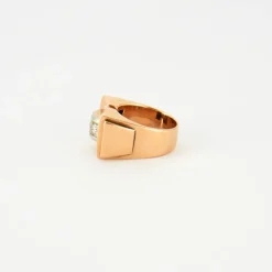 Bague Tank 2 ors Diamants