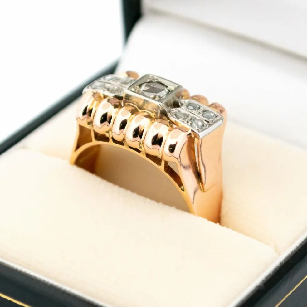 Bague Tank Diamant