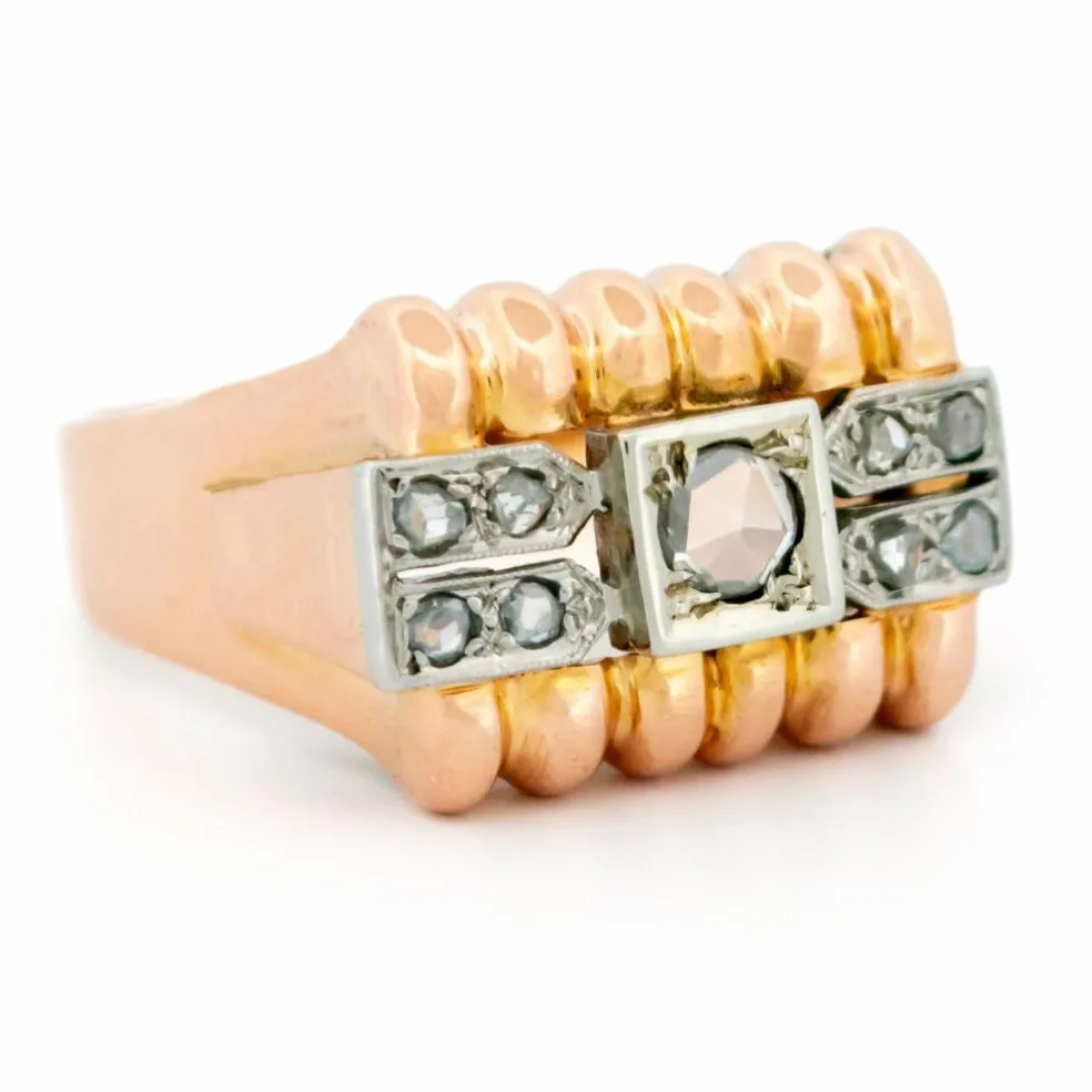 Bague Tank Diamant