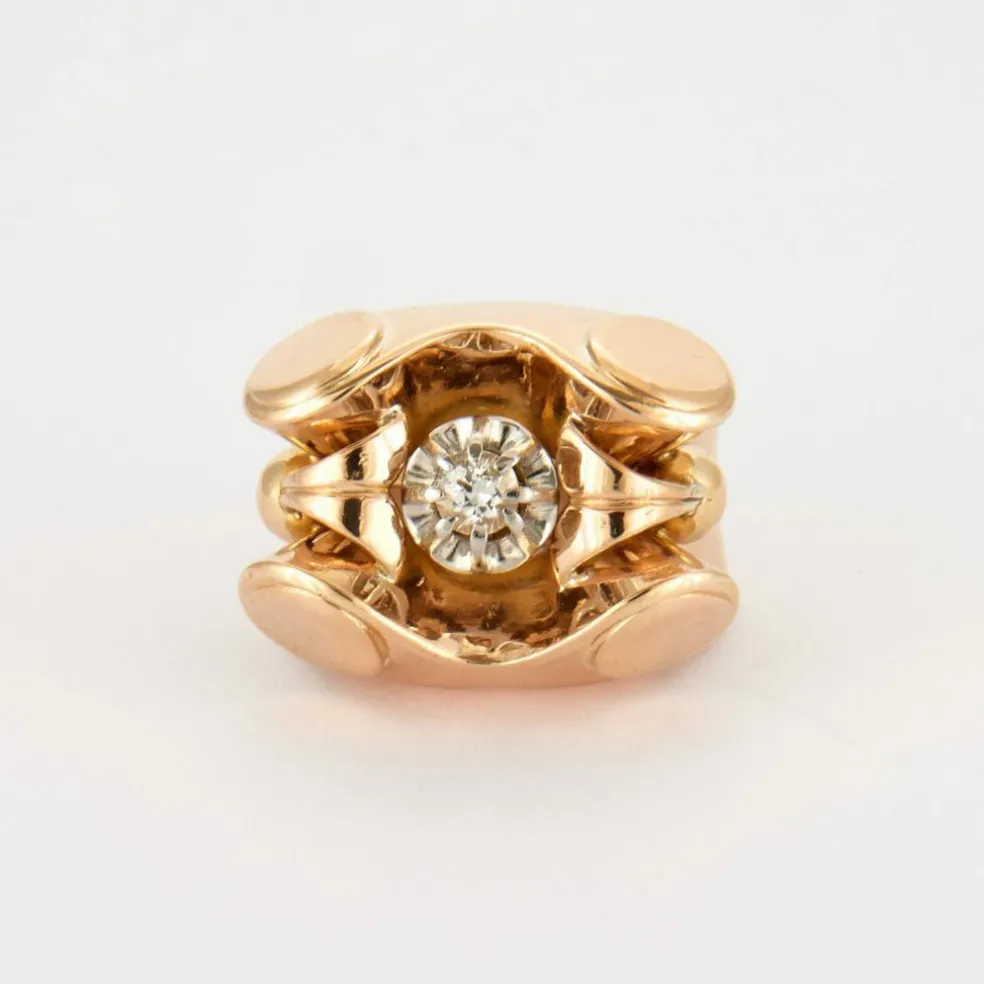 Bague Tank Diamant