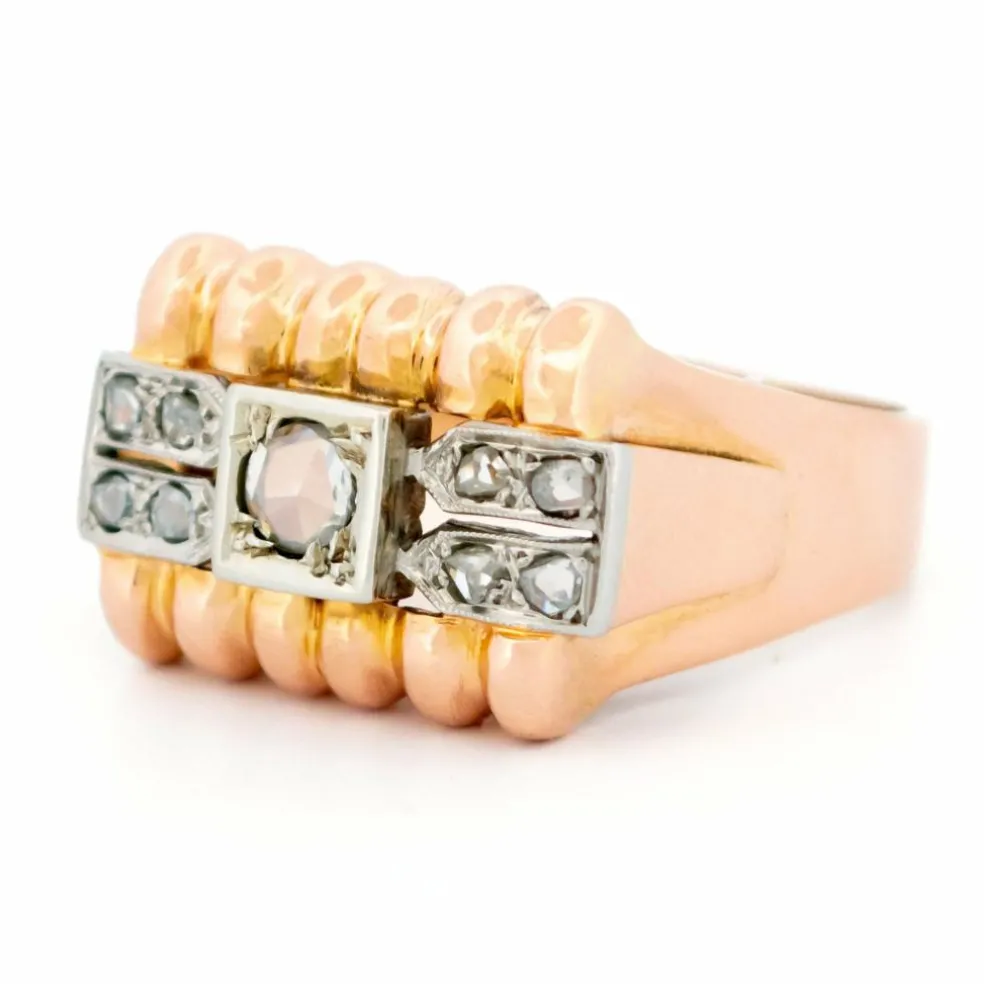 Bague Tank Diamant