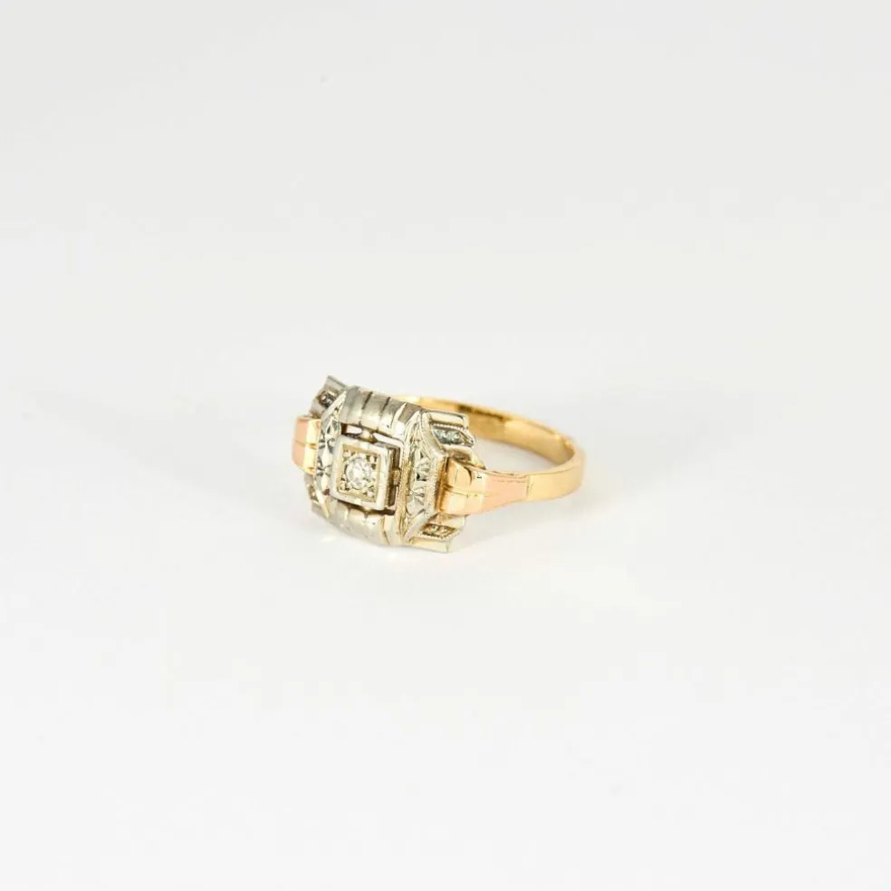 Bague Tank Diamant 2 Ors