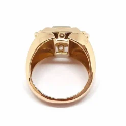 Bague Tank diamant or jaune