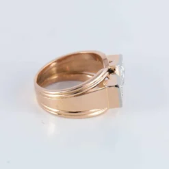 Bague Tank Double Diamants