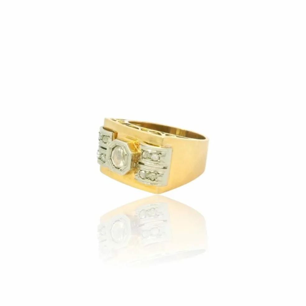 Bague Tank en diamant vers 1940