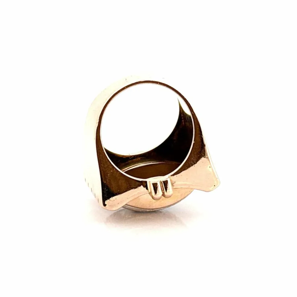 Bague tank en or 18 carats et diamants