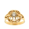 Bague Tank en Or jaune, diamant
