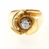 Bague Tank, en Or jaune, diamant