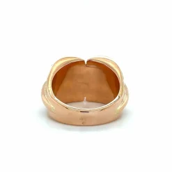 Bague Tank en Or Rose 1950