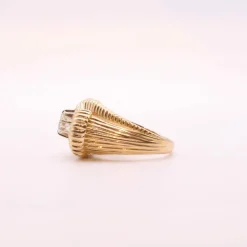 Bague Tank Tourbillon Diamant or jaune