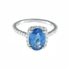 Bague Tanzanite Diamants