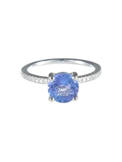 Bague Tanzanite Diamants