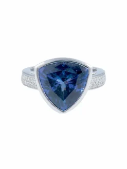 Bague Tanzanite Diamants