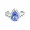 Bague Tanzanite Diamants