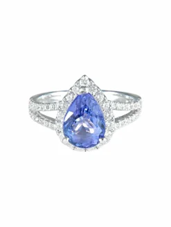 Bague Tanzanite Diamants
