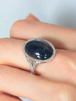 Bague Tanzanite Diamants