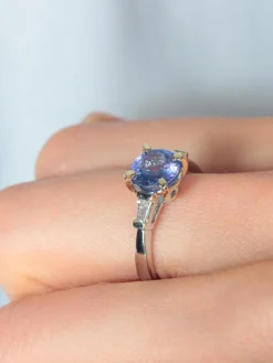 Bague Tanzanite Diamants