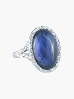 Bague Tanzanite Diamants