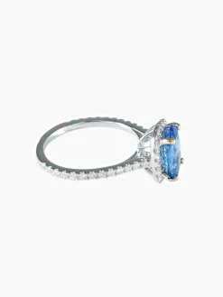 Bague Tanzanite Diamants