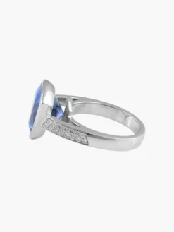 Bague Tanzanite Diamants