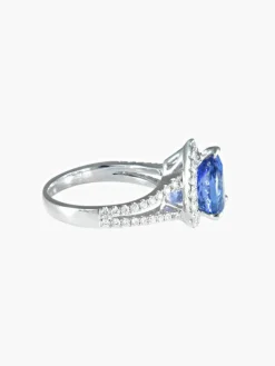 Bague Tanzanite Diamants