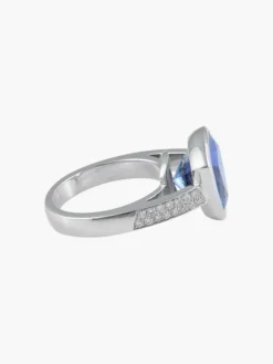 Bague Tanzanite Diamants