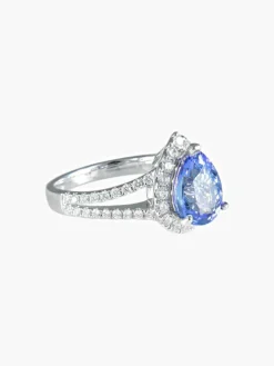 Bague Tanzanite Diamants