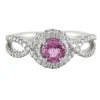 Bague Tentation Saphir Rose Diamants